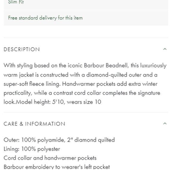 Barbour Beadnell Polarquilt Jacket (Women's Size US 6), Navy/Navy - Picture 8 of 9